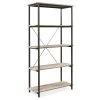 Real Living Rustic 5-Shelf Bookcase