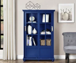 Ameriwood Glass Door 4-Shelf Bookcases -Biglots Sales 810369291