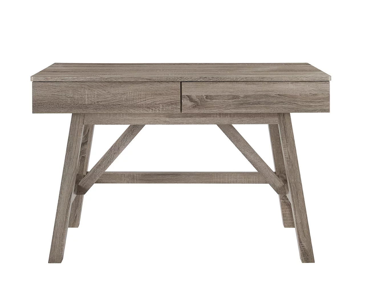 Margo Gray 2-Drawer Wood Desk 1 Margo Gray 2-Drawer Wood Desk