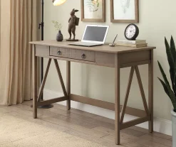 Rockford Rustic Gray Writing Desk -Biglots Sales 810389678 2