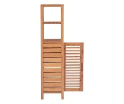 Pierce Bamboo 5-Shelf Mid Cabinet -Biglots Sales 810389690 A1 2