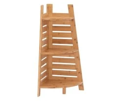 Pierce Bamboo 3-Tier Corner Shelf -Biglots Sales 810389691 A0 1