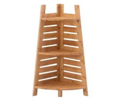 Pierce Bamboo 3-Tier Corner Shelf -Biglots Sales 810389691 A0 2