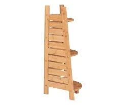 Pierce Bamboo 3-Tier Corner Shelf -Biglots Sales 810389691 A1