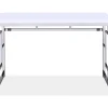 Alize Chrome Geometric Desk