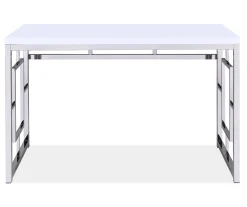 Alize Chrome Geometric Desk