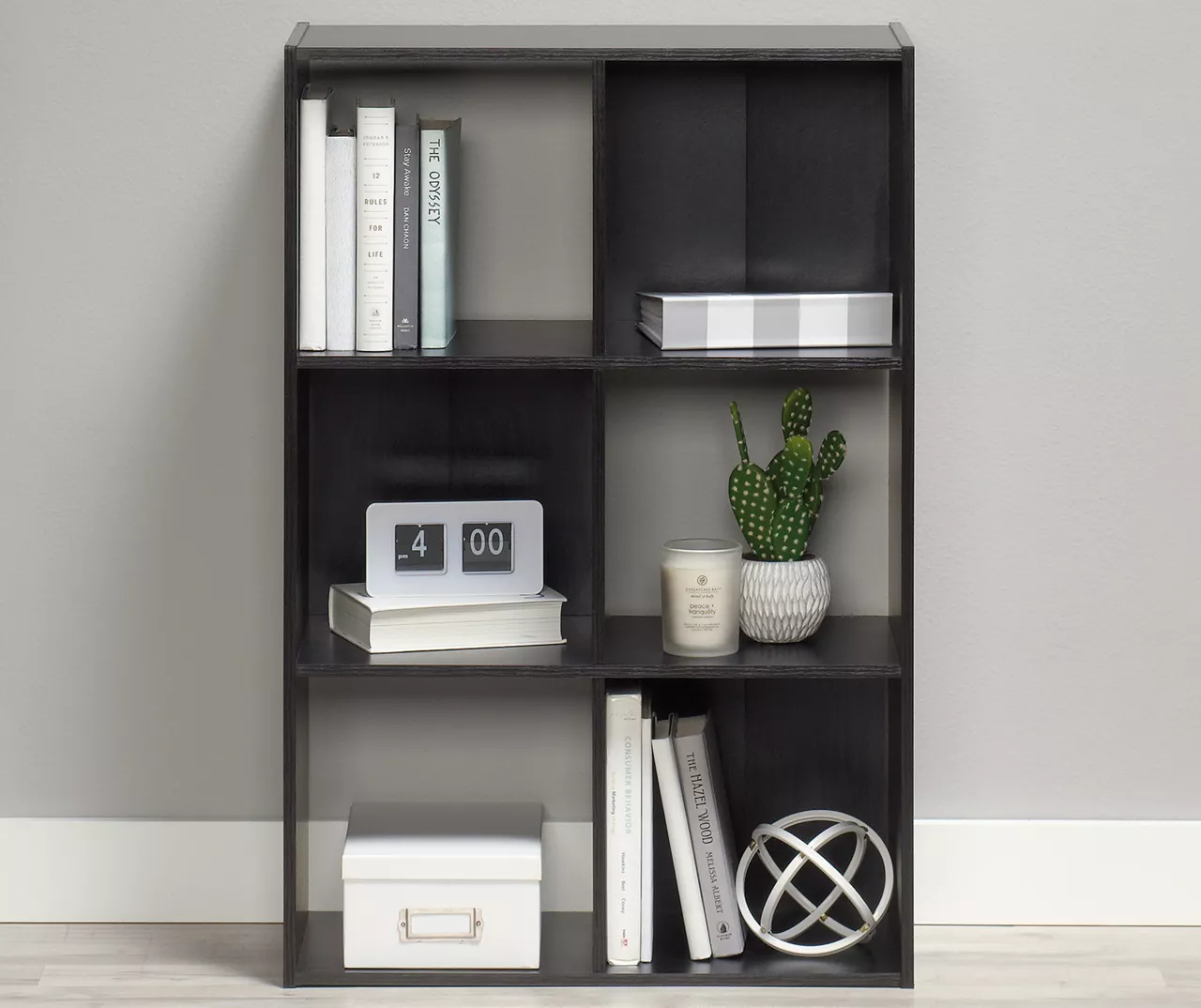 Black Oak 6-Cube Storage Organizer 2 Black Oak 6-Cube Storage Organizer - Image 2