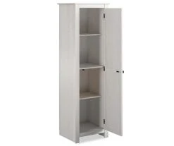 Lincoln Magnolia Oak White Single Door Kitchen Pantry -Biglots Sales 810447463 1