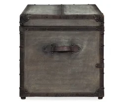 Amsel Gray Storage Trunk -Biglots Sales 810458018 5