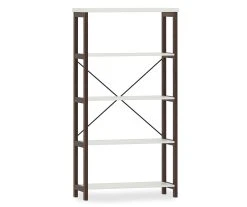 Farmhouse 5-Tier Bookshelf -Biglots Sales 810465179 3