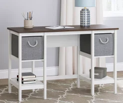 Desk With Fabric Drawers -Biglots Sales 810465622