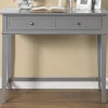 Somerville Gray Writing Desk