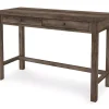 Arlenbry Gray 2-Drawer Desk