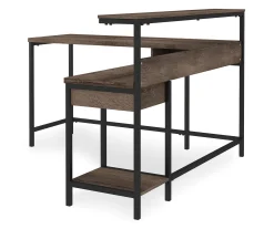 Arlenbry Gray L-Shaped Corner Desk -Biglots Sales 810485152 2