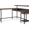 Arlenbry Gray L-Shaped Corner Desk