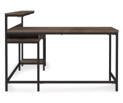 Arlenbry Gray L-Shaped Corner Desk -Biglots Sales 810485152 4