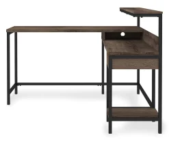 Arlenbry Gray L-Shaped Corner Desk -Biglots Sales 810485152 5