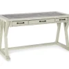 Jonileene White-Gray Desk