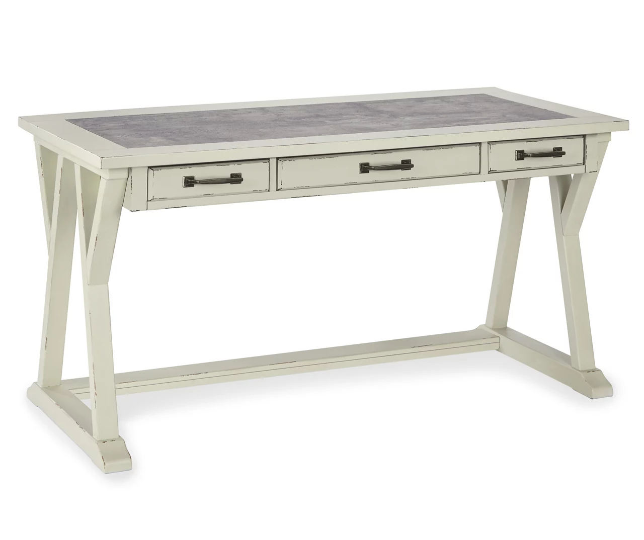 Jonileene White-Gray Desk 1 Jonileene White-Gray Desk