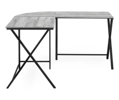 Monarch X Leg L-Shaped Corner Desk -Biglots Sales 810502797 5