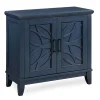 Carly Navy Blue 2-Door Accent Cabinet