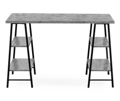 Monarch Sawhorse Office Desk 32 Monarch Sawhorse Office Desk -Biglots Sales 810512952 3