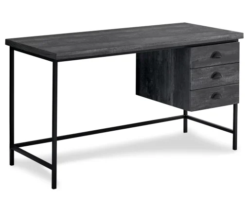 Monarch Reclaimed 3-Drawer Computer Desk -Biglots Sales 810512955 2