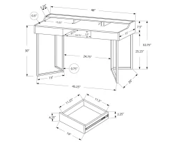 Monarch Office Desk With Riser -Biglots Sales 810512966 3