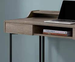 Monarch Office Desk With Riser -Biglots Sales 810512967 4