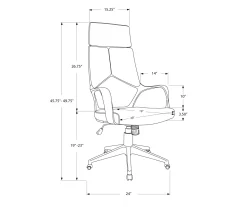 Monarch Modern Executive Office Chair -Biglots Sales 810512971 11