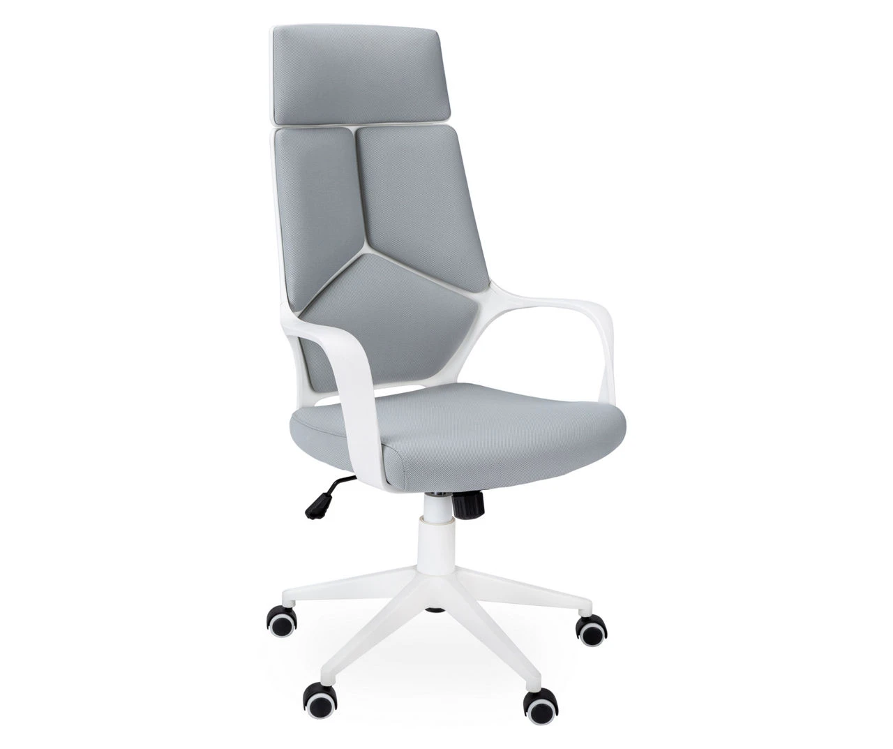 White & Gray Executive Office Chair 2 White & Gray Executive Office Chair - Image 2