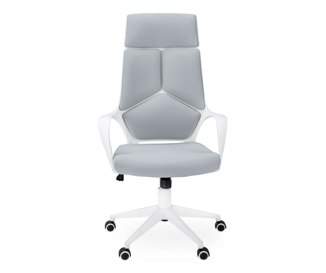 White & Gray Executive Office Chair 1 White & Gray Executive Office Chair