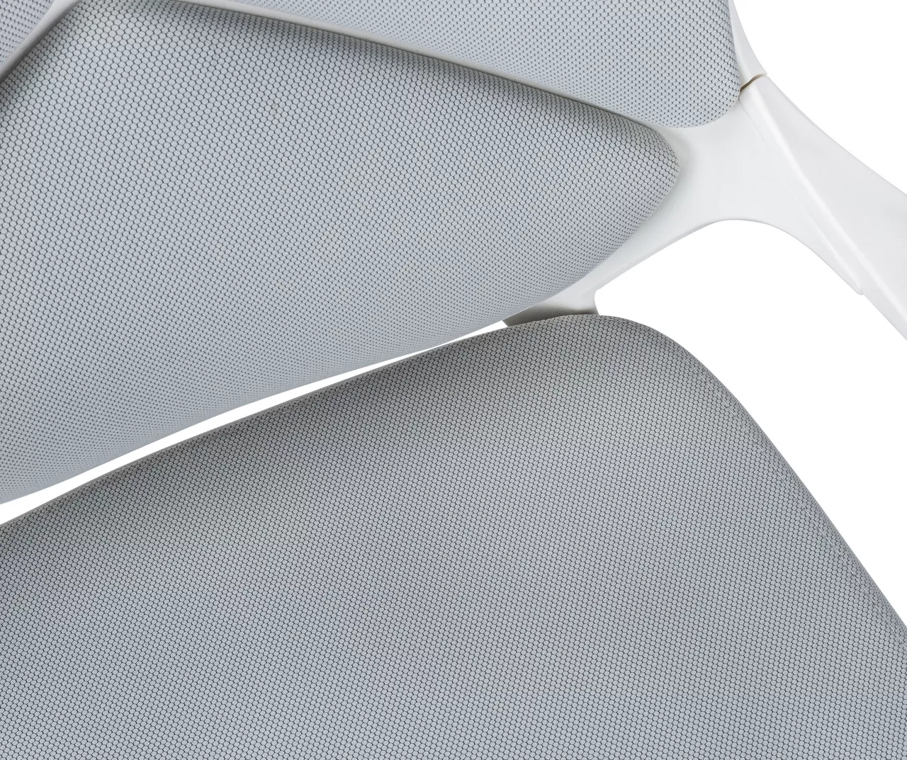 White & Gray Executive Office Chair 7 White & Gray Executive Office Chair - Image 7