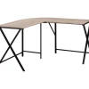 Monarch X Leg L-Shaped Corner Desk