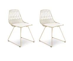 Vivi Metal Dining Chairs, 2-Pack