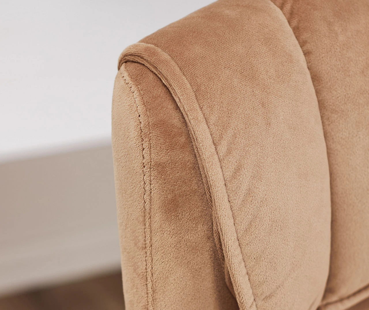 Hannah Beige Microfiber Office Chair 3 Hannah Beige Microfiber Office Chair - Image 3