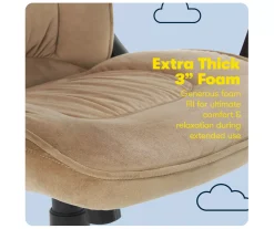 Hannah Beige Microfiber Office Chair 27 Hannah Beige Microfiber Office Chair -Biglots Sales 810513511 A0 8 1