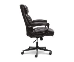 Hannah Black Bonded Leather Office Chair -Biglots Sales 810513552 11