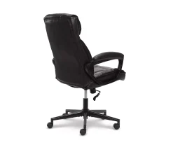 Hannah Black Bonded Leather Office Chair -Biglots Sales 810513552 12