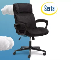 Hannah Charcoal Gray Microfiber Office Chair -Biglots Sales 810513553