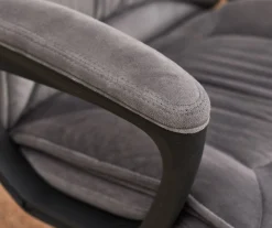 Gray & Black Executive Office Chair -Biglots Sales 810513554 6