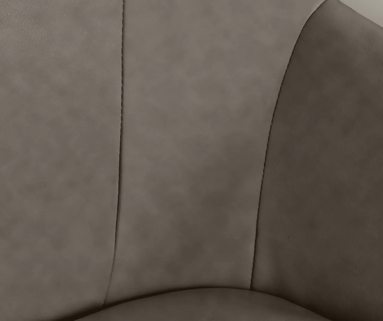 Leighton Gray Memory Foam Bonded Leather Office Chair 6 Leighton Gray Memory Foam Bonded Leather Office Chair - Image 6