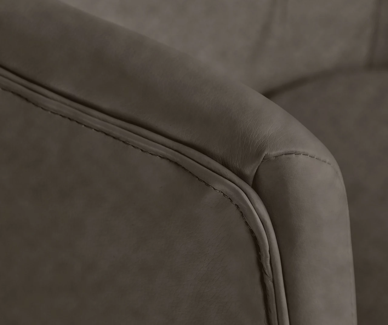 Leighton Gray Memory Foam Bonded Leather Office Chair 13 Leighton Gray Memory Foam Bonded Leather Office Chair - Image 13