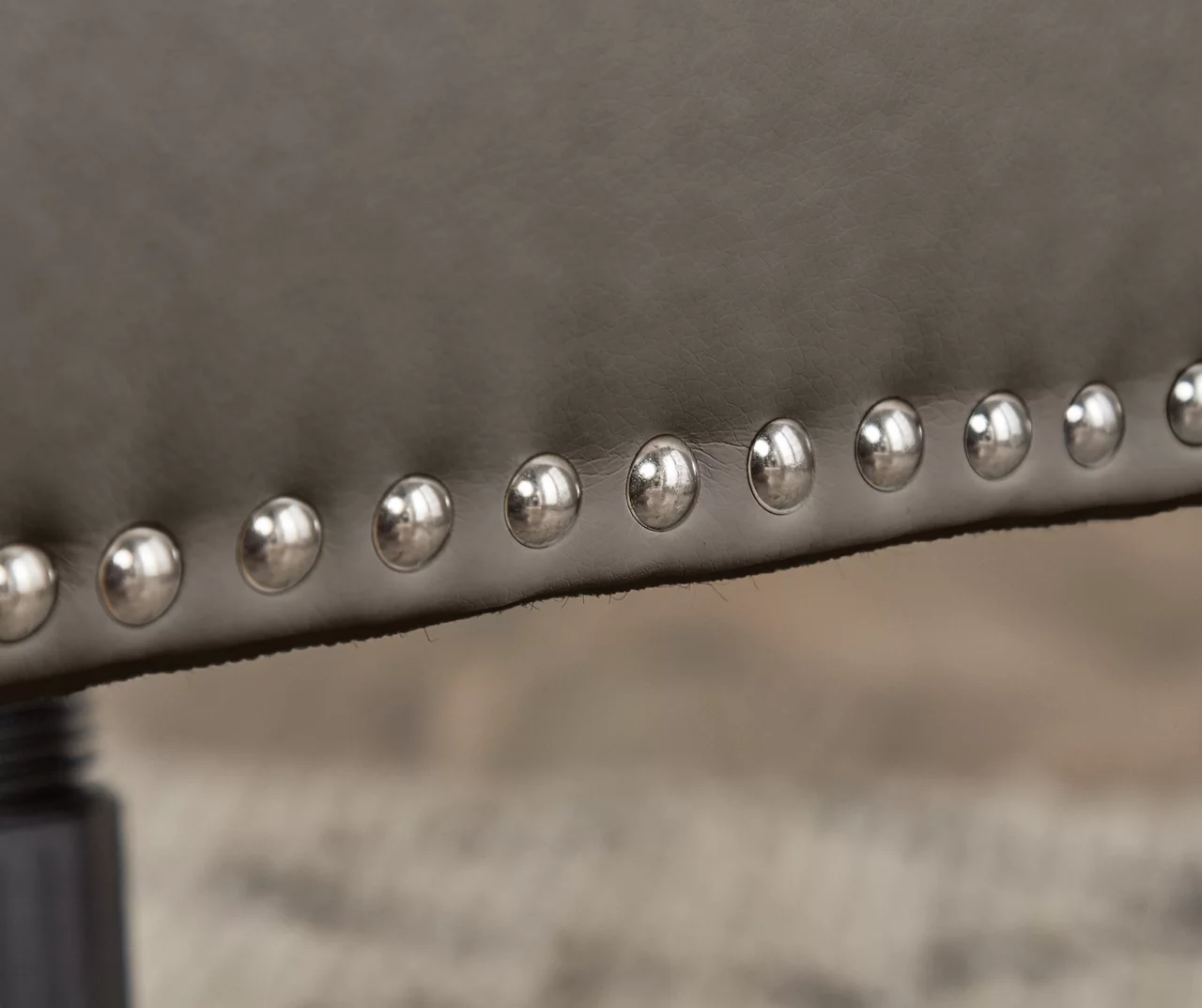 Leighton Gray Memory Foam Bonded Leather Office Chair 9 Leighton Gray Memory Foam Bonded Leather Office Chair - Image 9