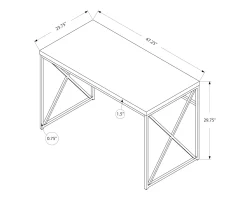 Monarch Metal Computer Desk -Biglots Sales 810527353 5
