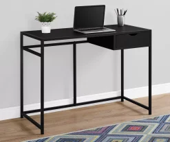 Black Metal Computer Desk -Biglots Sales 810527356 1