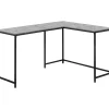 Monarch L-Shaped Metal Corner Desk