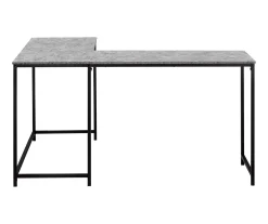 Monarch L-Shaped Metal Corner Desk -Biglots Sales 810527367 3