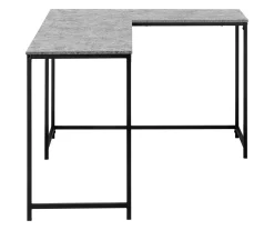 Monarch L-Shaped Metal Corner Desk -Biglots Sales 810527367 5