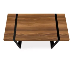 Walnut Wood Look Thick Panel Computer Desk 12 Walnut Wood Look Thick Panel Computer Desk -Biglots Sales 810533368 5